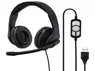 Hama hoofdtelefoon HS-USB300 over-ear zwart