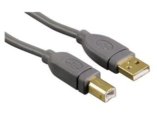 Hama USB 2.0 A-B kabel Gold