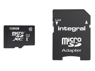 Integral geheugenkaart Micro SDHC Class10 +adapter