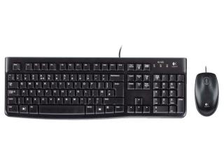 Logitech draadloos toetsenbord + muis MK120