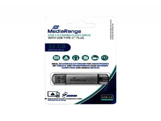 MediaRange USB-stick 3.0 + USB-C