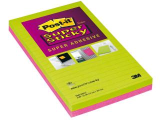 Post-it Super Sticky memoblok met lijnen