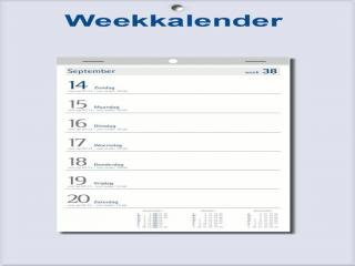 Weekkalender