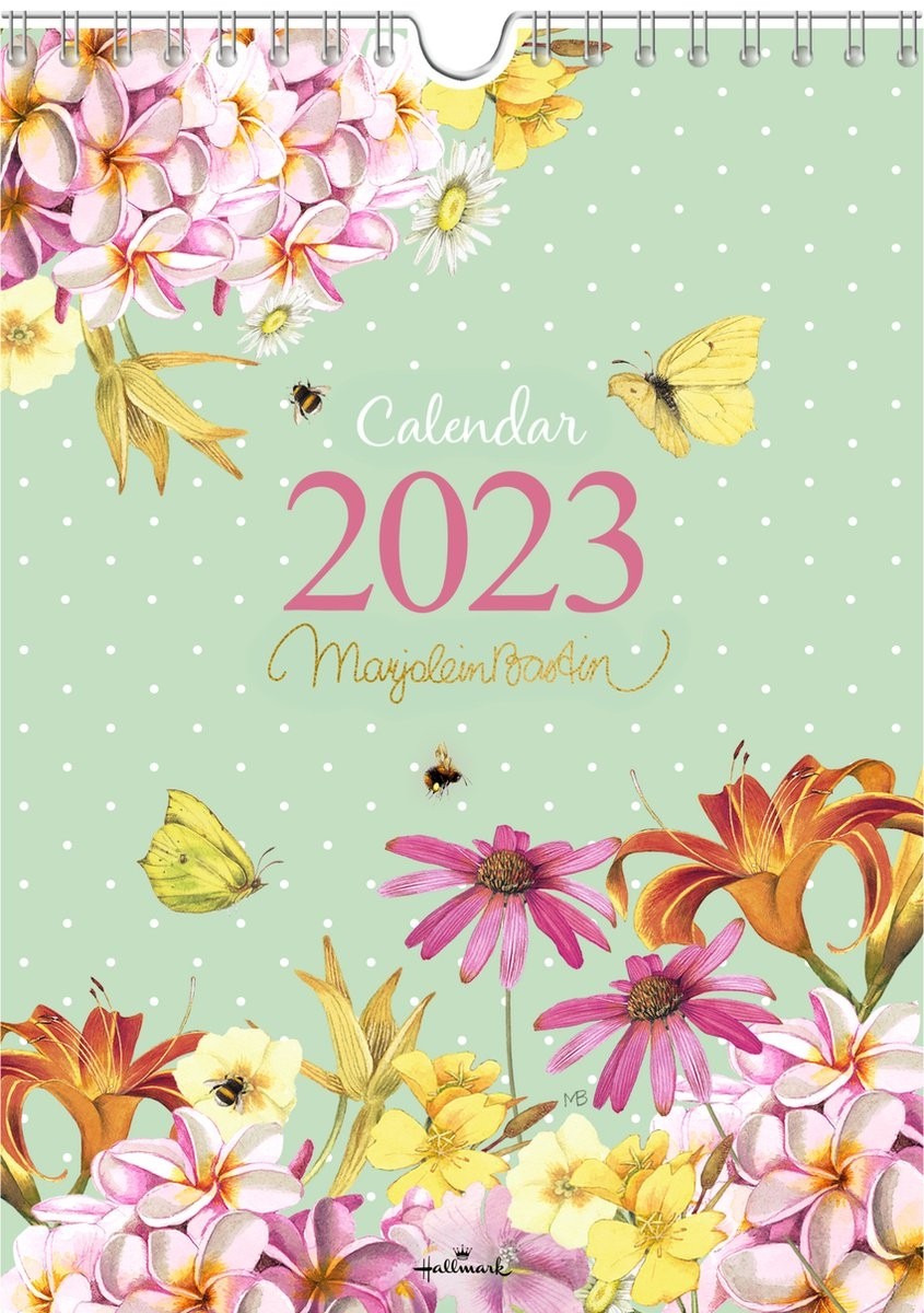 liefde Op te slaan Virus Marjolein Bastin kalender 2023 - weekkalender - Hallmark - week per pagina  - ringband - 16.5X23CM flowers - Hallmark kalenders - Kalenders - Agenda's  - Papierwaren - BLOKSHOP.nl