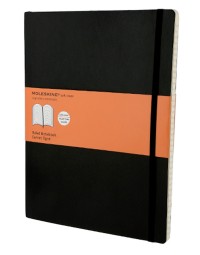 Notitieboek moleskine xl 190x250mm lijn soft cover zwart