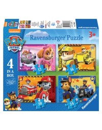 Puzzel ravensburger paw patrol 4x puzzels 12+16+20+24 st