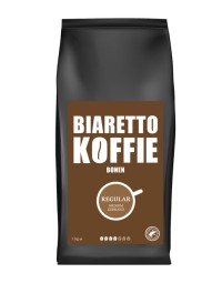 Koffie biaretto bonen regular 1000 gram