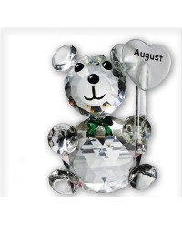 Kristalglas beer geboorte maand augustus