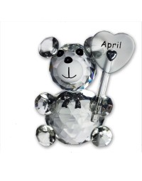 Kristalglas beer geboorte maand april
