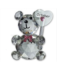 Kristalglas beer geboorte maand oktober