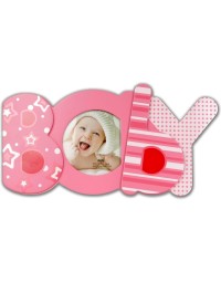 Fotolijst Baby roze-fotolijst voor meisje-kraamkado-kinderkamer