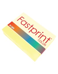 Kopieerpapier fastprint a4 80gr kanariegeel 500vel