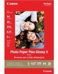Inkjetpapier canon pp-201 a4 260gr glans 20vel