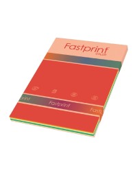 Kopieerpapier fastprint a4 120gr 10kleuren x10vel 100vel