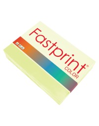 Kopieerpapier fastprint a4 80gr citroengeel 500vel