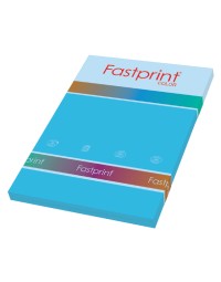 Kopieerpapier fastprint a4 160gr azuurblauw 50vel
