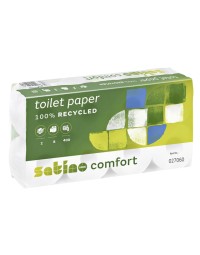 Toiletpapier satino comfort mt1 2-laags 400vel wit 027060