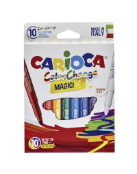Viltstiften carioca magic set à 10 stuks assorti