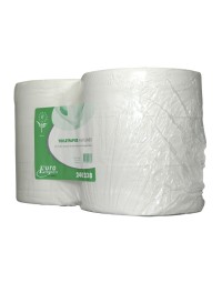 Toiletpapier euro products p4 maxi jumbo 2l recycled 380m wit 240238