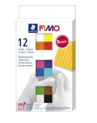 Klei fimo soft colour pak à 12 basis kleuren