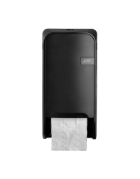 Toiletpapierdispenser quartzline q1 doprol duo zwart 441051