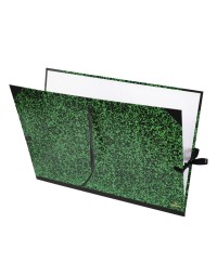 Tekenmap canson 61x81cm kleur groen annonay sluiting met linten