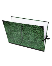 Tekenmap canson 78x115cm kleur groen annonay sluiting met linten