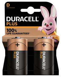 Batterij duracell plus 2xd