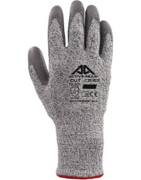 Handschoen activegear snijbestendig grijs 7/s