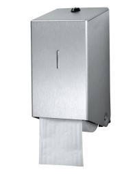 Toiletpapierdispenser euro products doprol duo rvs 438001