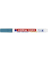 Krijtstift edding 4085 by securit rond 1-2mm metallic blauw