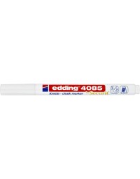 Krijtstift edding 4085 by securit rond 1-2mm wit