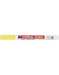 Krijtstift edding 4085 by securit rond 1-2mm neon geel