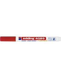 Krijtstift edding 4085 by securit rond 1-2mm rood