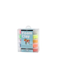 Klei foam clay basic 10 x 35gr 10 kleuren
