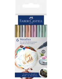 Viltstift faber-castell metallic assorti