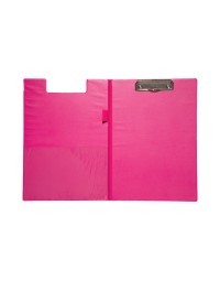 Klembordmap maul a4 staand met penlus pvc neon roze