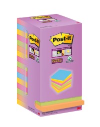 Memoblok 3m post-it 654 76x76mm color notes