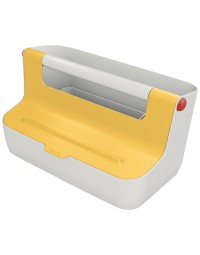 Opbergbox leitz cosy draagbaar kunststof geel