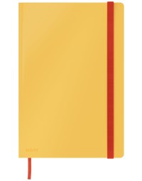 Notitieboek leitz cosy b5 160blz 100gr lijn geel