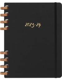 Agenda 2023/2024 moleskine 12m academic planner weekly 7dag/2pagina's extra large 204x252mm hard cover ringen black