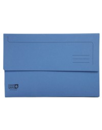 Pocketmap exacompta clean'safe a4 400gr blauw