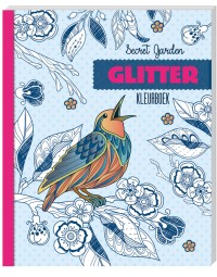 Kleurboek interstat volwassenen glitter thema secret garden