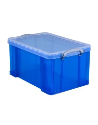 Opbergbox really useful 48 liter 600x400x315 mm transparant blauw