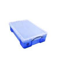 Opbergbox really useful 33 liter 710x440x165mm transparant blauw