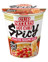 Noodles nissin hot chili spicy cup