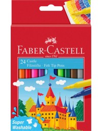 Kleurstift faber-castell set à 24 stuks assorti