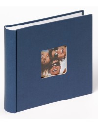 Fotoalbum walther design fun 24cmx22cm voor 200 foto's blauw