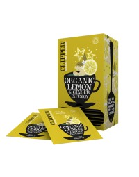 Thee clipper infusion lemon and ginger bio 25 zakjes