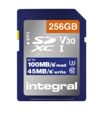 Geheugenkaart integral sdhc-xc 256gb